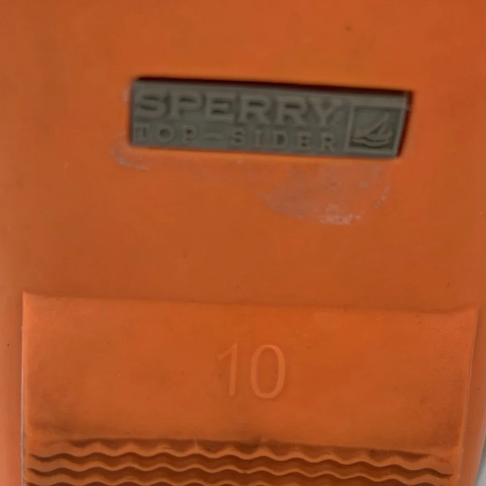 Vintage Sperry Topsider For J.Crew Womens 10 Duck Boots Brown Leather Wool Lined